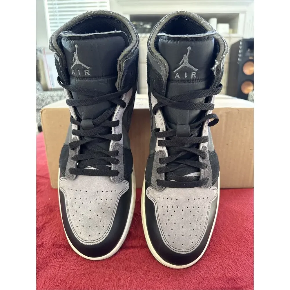 Size 13 Jordan 1 Mid SE Craft DM9652-001 Black Cement Grey Sail